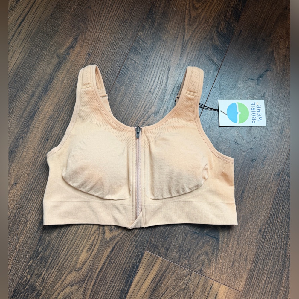 Prairie Wear HuggerVIDA Bra Wheat Beige NWT Size Large